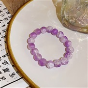 ( 2 Bracelet  white)color pattern beads gradual change elasticity bracelet Korean style sweet fashion personality all-P