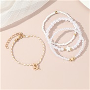 (BZ1844baise Leo)occidental style fashion creative Zodiac Pearl beads bracelet woman brief personality