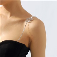 (C 58 )occidental style wind geometry chain  claw chain butterfly love flowers chain temperament brief creative belt