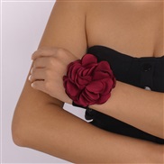 (B1787)occidental style wind exaggerating rose bracelet  Pearl samll temperament elegant fashion flower