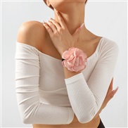 (B2 15)occidental style wind exaggerating rose bracelet  Pearl samll temperament elegant fashion flower