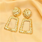 (EH 285)occidental style fashion square high temperament earring all-Purpose personality Earring long style pattern earr