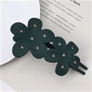 (5  Set in drill11cm Flower)all-Purpose hollow flowers hair clip Korean style fashion woman embed Rhinestone frosting w