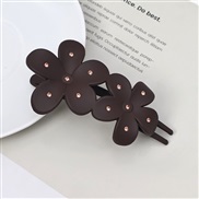 (7  Set in drill11cm Flower)all-Purpose hollow flowers hair clip Korean style fashion woman embed Rhinestone frosting w