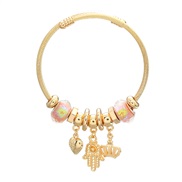 (56 Pink)occidental style bangle style bracelet woman crown pendant samll giftbracelet