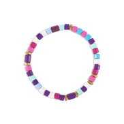 (3 ) fashion trend more  Bohemia candy colors beads Alloy bracelet