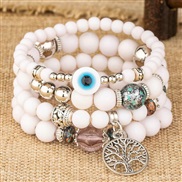 occidental style fashion concise Life tree frosting all-Purpose multilayer lady bracelet