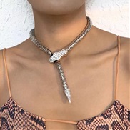fashion Metal concise snake temperament woman necklace