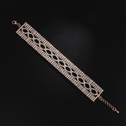 ( Gold)fashion personality occidental style exaggerating bracelet flash diamond claw chain temperament woman fashion