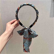 ( blue)retro chain Headband palace surface Cloth Headband belt belt head rope
