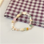 ( green)color natural star beads bracelet woman samll spring summer temperament sweet belt