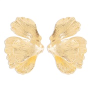 ( Gold)E occidental style fashion exaggerating silver leaves earrings  retro elegant wind creative Alloy Earring