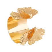 ( Gold)E occidental style fashion exaggerating silver leaves earrings  retro elegant wind creative Alloy Earring