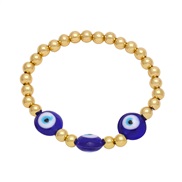 ( Dark blue)fashion retro eyes beads occidental style personality samllbrc