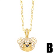 (B)occidental style lovely cat necklace  brief sweet samll clavicle chain samllnkt