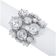 ( Bracelet)occidental style exaggerating chain  Acrylic diamond retro fashion Ladies wind fashion necklace