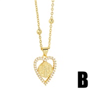 (B)occidental style pendant  personality all-Purpose eyes clavicle chain chain womannk