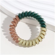 ( green) frosting circle three color splice all-Purpose head rope leather
