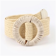 (11 cm)summer DressPP belt  elasticity weave buckle width Bohemian style lady belt