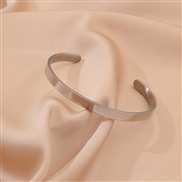 more color woman style short Word opening bangle
