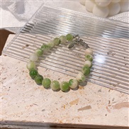( green Bracelet)Korea candy colors beads beads necklace sweet lovely woman wind samll clavicle chain