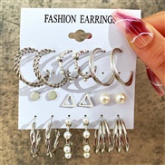(5225125)earrings set occidental style earrings creative earrings setins high-end