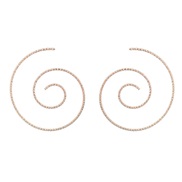 ( Gold)spring occidental style earrings Earring woman personality fashion shape exaggerating ear studearrings