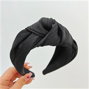 ( black width )KoreaI wind surface Headband Cloth width pattern Headband woman