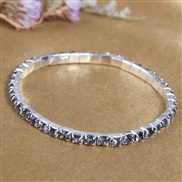 ( color ) fashion concise row diamond woman elasticity personality bracelet