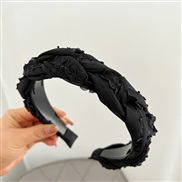 ( black ) twisted Headband high all-Purpose Ladies wind head Headband