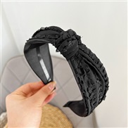 ( black )spring summer width Headband Korean style high Headband head Headband woman