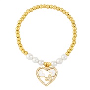 ( white)summer braceletins samll brief love elasticity beads womanbrb