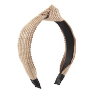 ( brown)F occidental style personality fashion Headband  brief wind handmade weave width