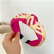 ( rose Red ) color surface Cloth width Headband temperament all-Purpose Headband
