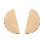 ( Gold)spring half Alloy earrings woman occidental style Earring lady geometry Metal exaggerating