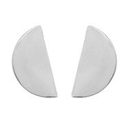 ( Silver)spring half Alloy earrings woman occidental style Earring lady geometry Metal exaggerating