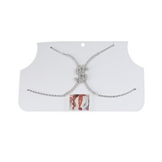 ( Silver)occidental style chain Rhinestone fully-jewelled lady trend exaggerating Modeling