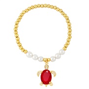 ( red) wind Pearl womanins fashion brief bracelet occidental stylebrb
