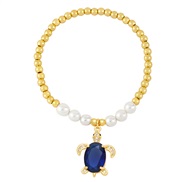 ( blue) wind Pearl womanins fashion brief bracelet occidental stylebrb