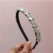 ( water drop)Koreains wind square diamond Headband temperament Headband exaggerating fashion woman