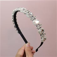 ( square )Koreains wind square diamond Headband temperament Headband exaggerating fashion woman