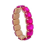( rose Red)bracelet occidental style bracelet woman fully-jewelled trend punk style