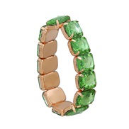 (Ligh green )bracelet occidental style bracelet woman fully-jewelled trend punk style