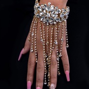 ( Gold) new fashion all-Purpose tassel bracelet occidental style luxurious bride wedding zirconracelet