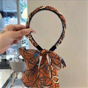 ( orange )retro chain Headband palace surface Cloth Headband Headband belt head