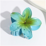 ( blue) flowersY flower claw occidental style retro color