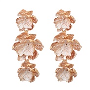 ( white)spring Alloy flowers earrings woman occidental style earring fashion trend Bohemian style Earring