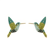 ( green)fashion creative brief occidental style creative animal samll ear stud personality exaggerating earrings
