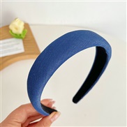 ( Navy blue ) same style classic jean Headband high Headband brief wind woman