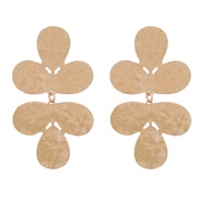 ( Gold)spring flowers earrings occidental style Earring woman trend Metal Alloy flowersearrings